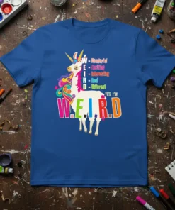 Wonderful Exciting Interesting Real text design featuring detailed typography on quality t-shirt