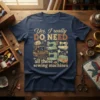 Yes, I really DO NEED all these sewing machines quote t-shirt featuring vintage and modern sewing machines graphic