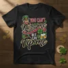 You Can't Kiss Me But Can Tip Me St. Patrick's Day t-shirt design with leprechaun and beer mugs