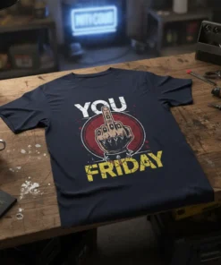 You Friday unique graphic design printed on comfortable cotton t-shirt