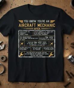 YOU KNOW YOU'RE AN text design featuring unique typography on quality t-shirt