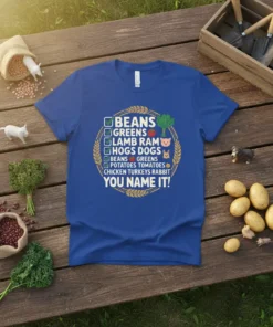 You Name It! Farm Life Checklist T-Shirt Funny Farmer Gift