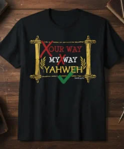 Your Way My Way Yahweh Christian T-Shirt Faith Apparel