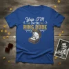 Yup I'm The Ring Dude t-shirt design with wedding ring in a box graphic