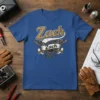 Zach Zach personalized name t-shirt with retro wings and motorcycle engine graphic